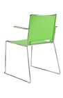 Plastová židle FILO s područkami, sáně
